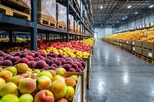 Fresh fruits and vegetables